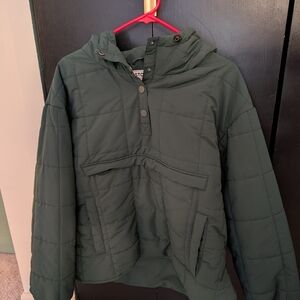 Stoic Quilted 1/2 Snap Pullover - Spruce